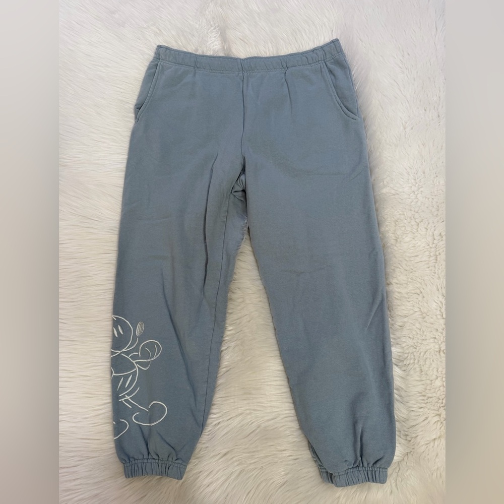 Disney Mickey Mouse Blue Sweatpants Sz 16-18